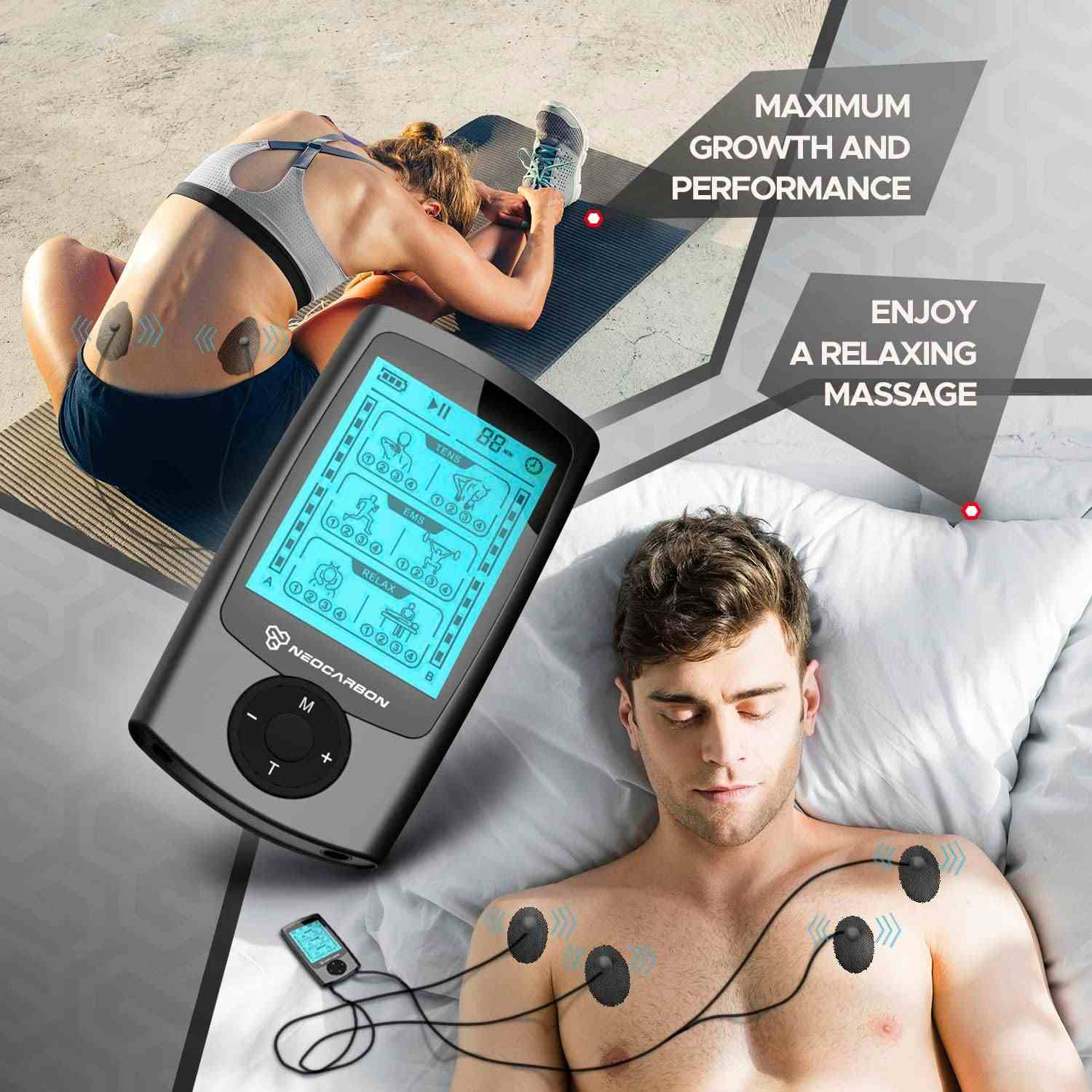 Pain Therapy System Pro Model Tens Machine Massager Stimulator AU _ massageland