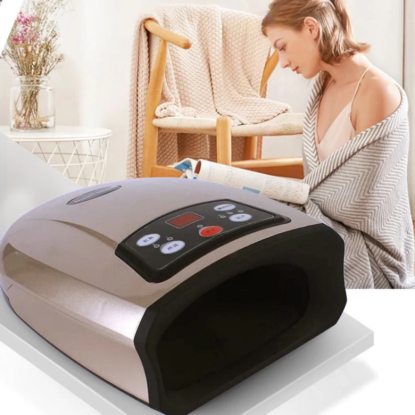 Electric Hand Massager Physiotherapy Air-Compression 6 Modes Vibration Accurate _ massageland.au